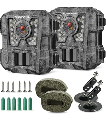 Amazon.com: KJK 2 Pack Trail Cameras 36MP 2.7K, 8AA Batteries